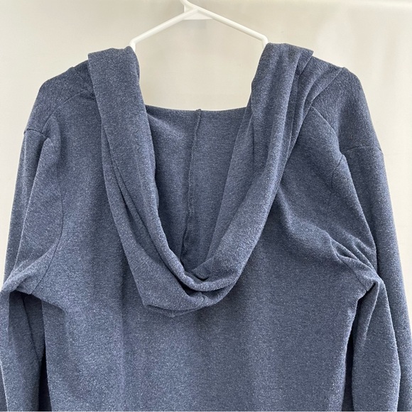 Code x Mode hooded cardigan - open front - size Large blue slate - Picture 5 of 7